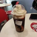 An ice cream latte