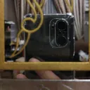 New phone cover in a reflection